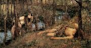 John William Waterhouse A Naiad (mk41) painting